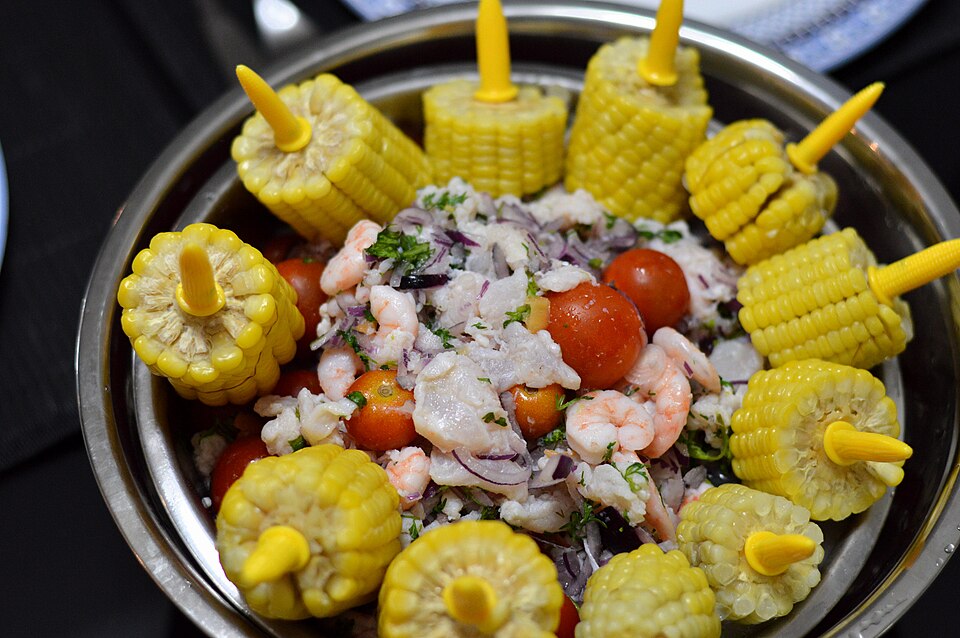 Peruvian Ceviche with Sweet Potato