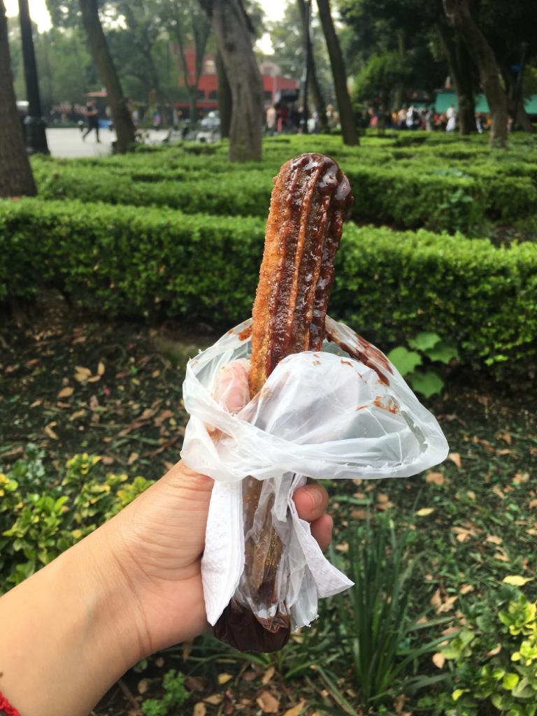 Churros with Chocolate Dip