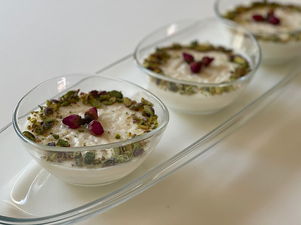Rosewater Rice Pudding (Muhallabia)